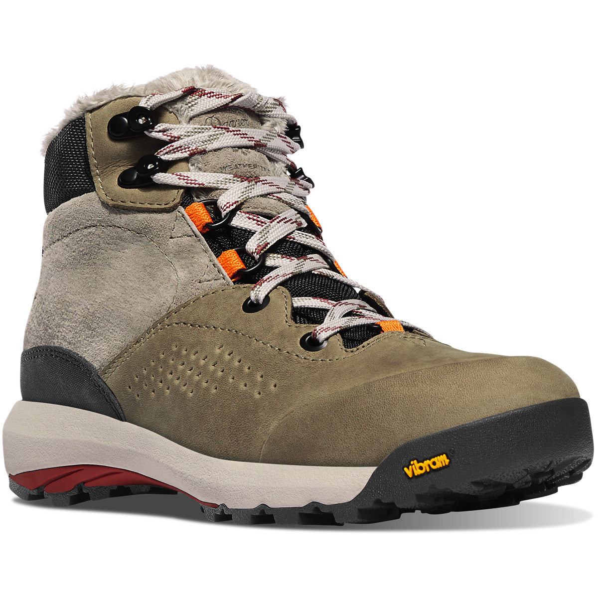 Danner Inquire Mid Insulated Olive/Black Hiking Boots Womens - South Africa 13698SNPC